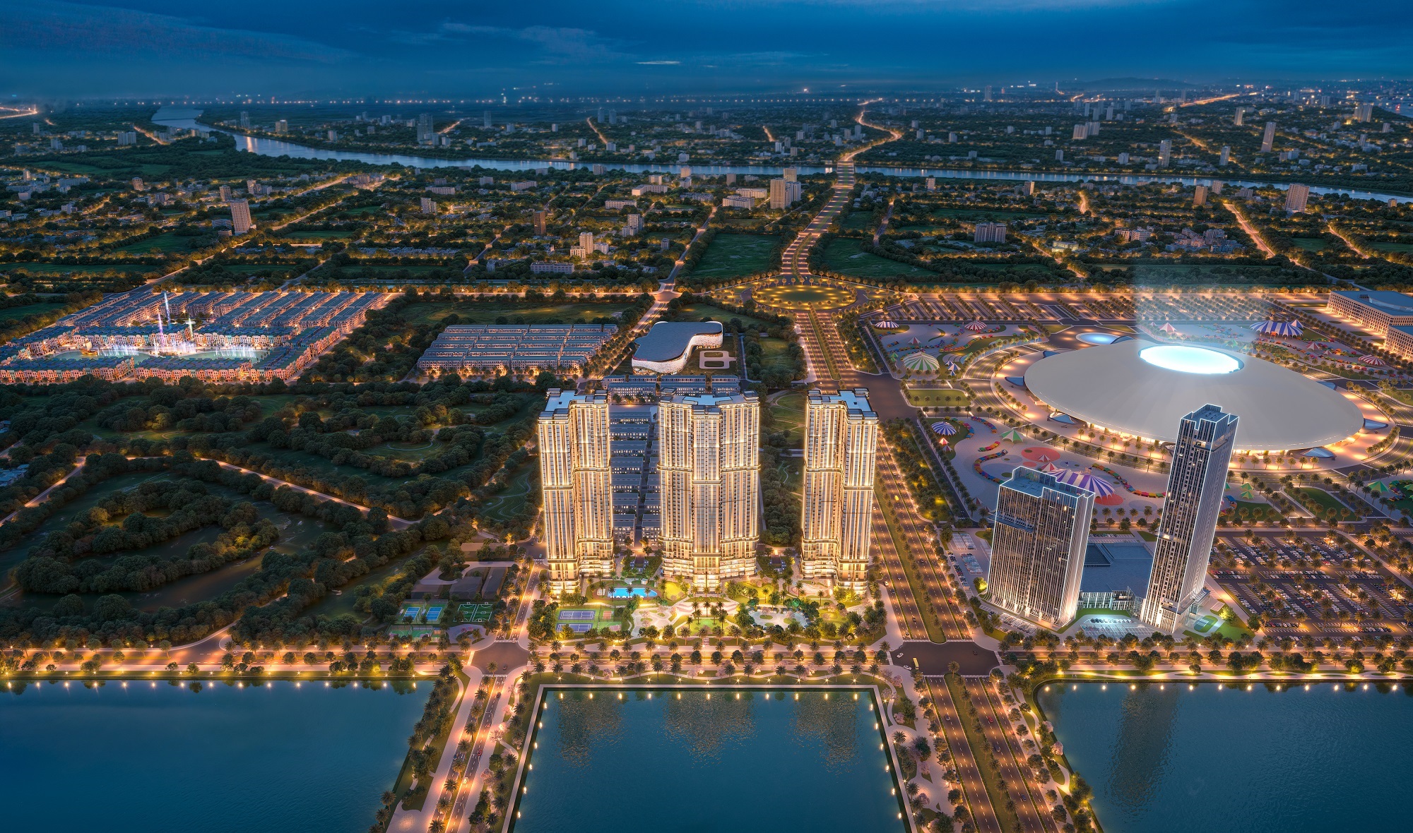 The Cosmopolitan sở hữu vị trí độc tôn trong lòng đại đô thị Global Gate.