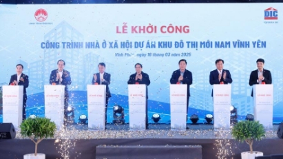Construction of social housing project starts in Vinh Phuc province