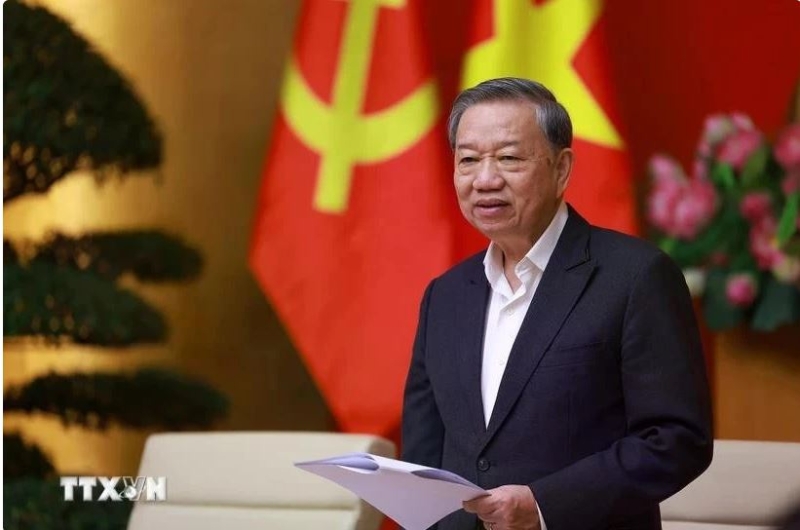 Party chief highlights development of private economic sector as lever for building prosperous Vietnam