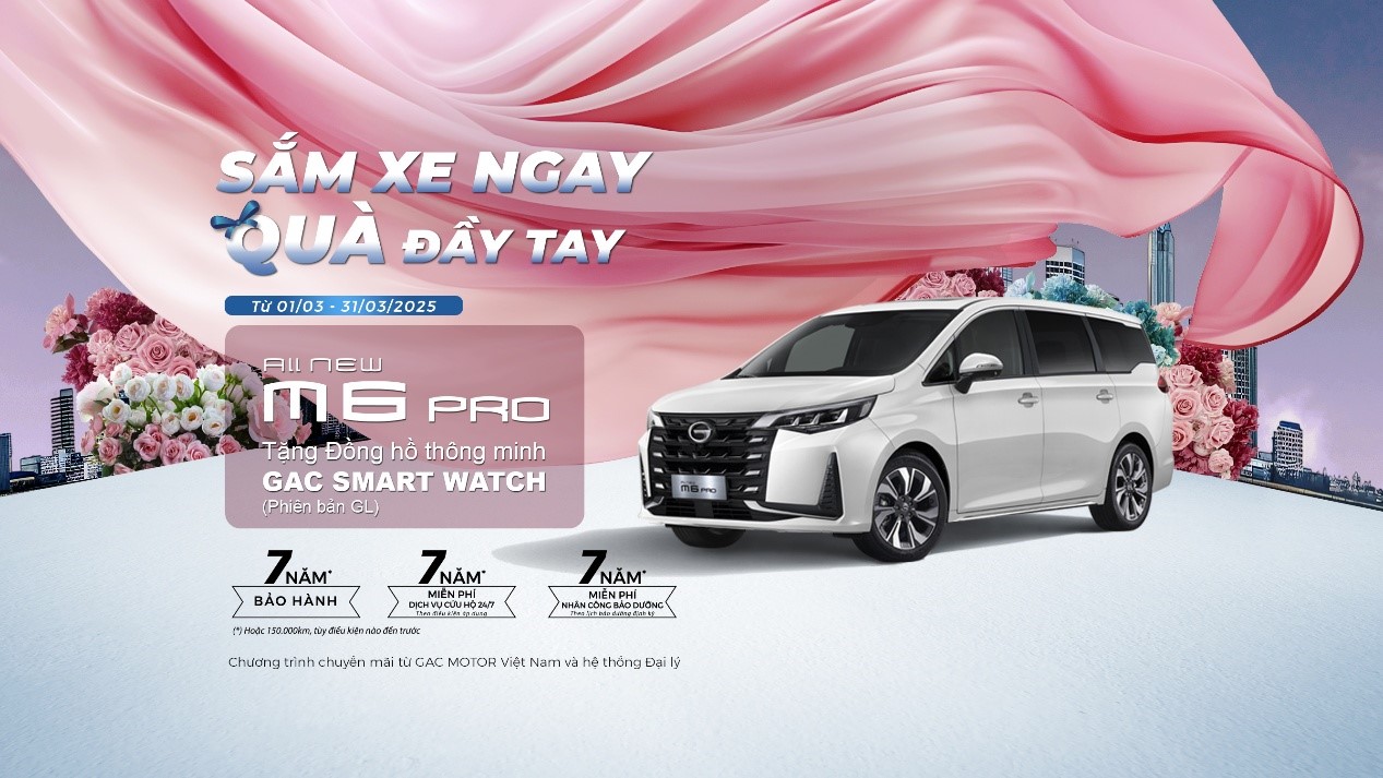 GAC MOTOR Việt Nam triển khai chương trình khuyến mãi đặc biệt tháng 3 - Ảnh 1