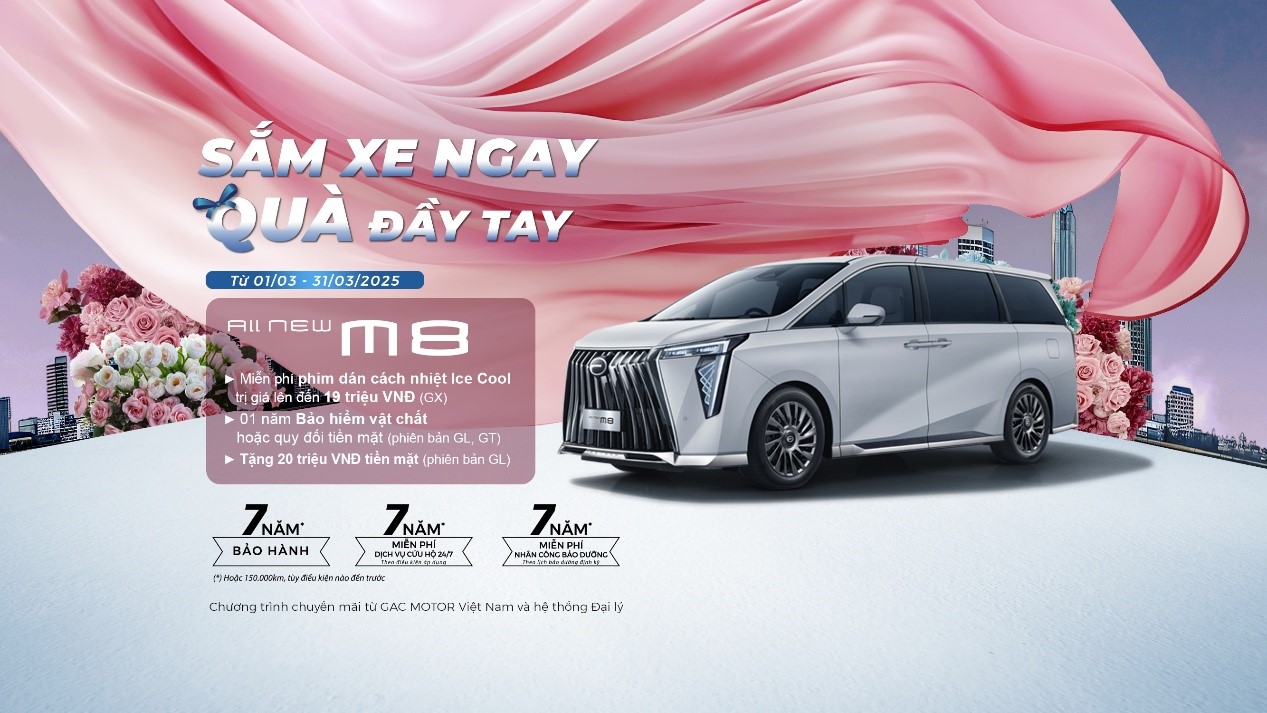 GAC MOTOR Việt Nam triển khai chương trình khuyến mãi đặc biệt tháng 3 - Ảnh 3