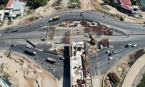 Tăng tốc thi công một gói thầu của đường 991B để thông xe trước 30/4