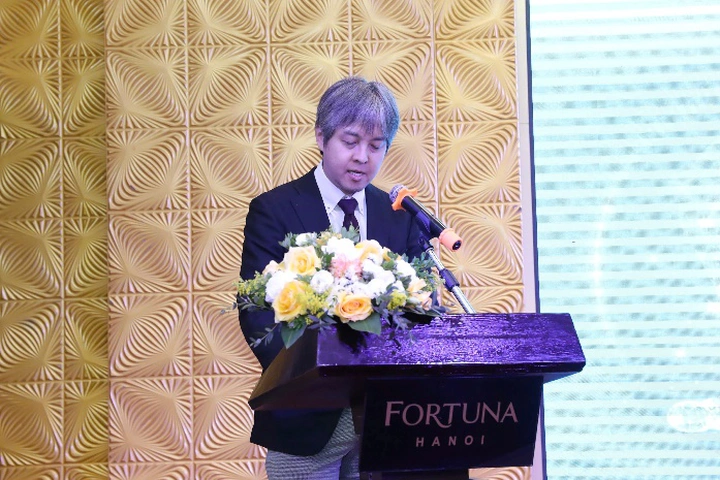 Ông Ogawa Akira chuyên gia dài hạn của Dự án JICA phát biểu tại Hội thảo - Ảnh: Bộ Khoa học và Công nghệ. 