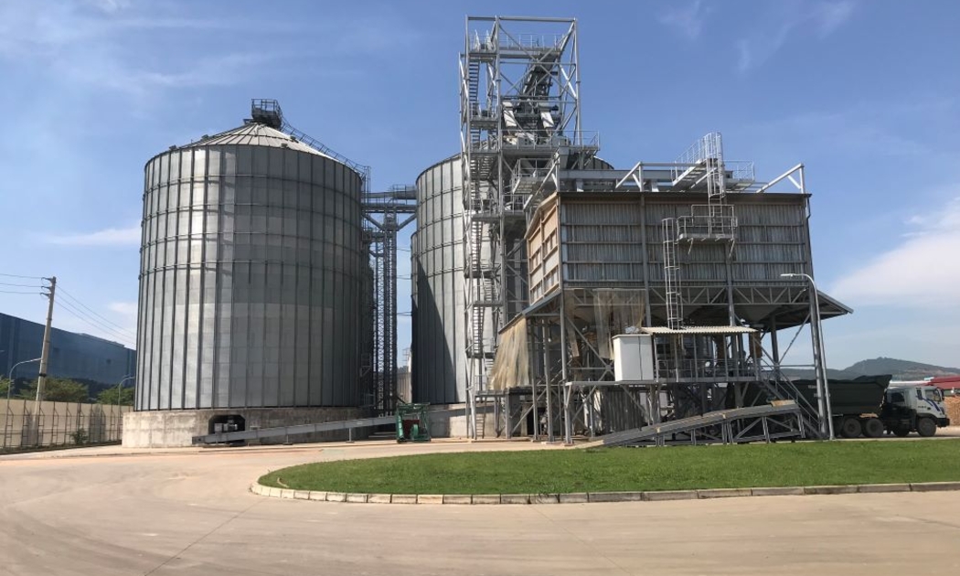 Nhà máy sản xuất viên nén của Công ty TNHH Biomass Fuel Việt Nam tại tỉnh Nghệ An. Ảnh: Chu Khôi.