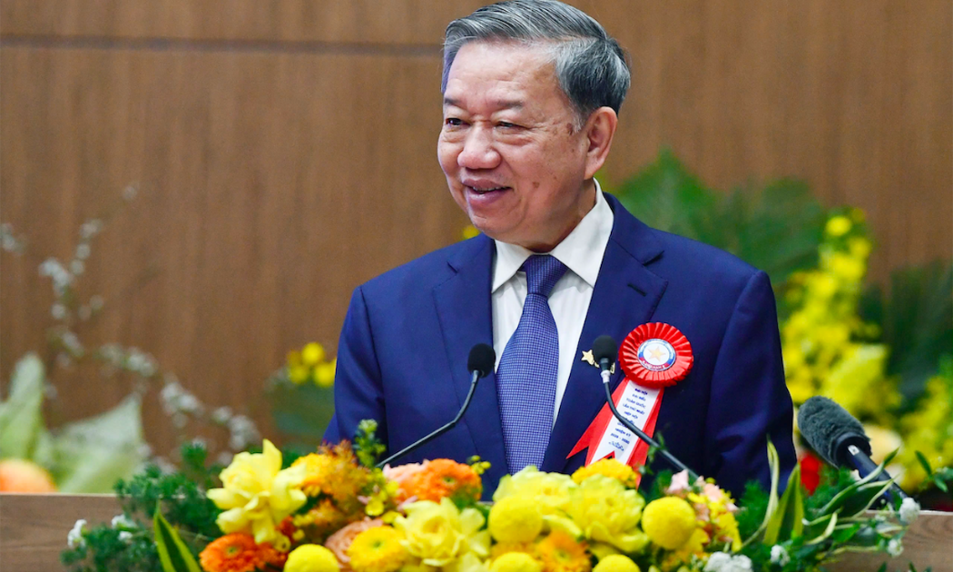 Tổng Bí thư Tô Lâm phát biểu chỉ đạo đại hội.