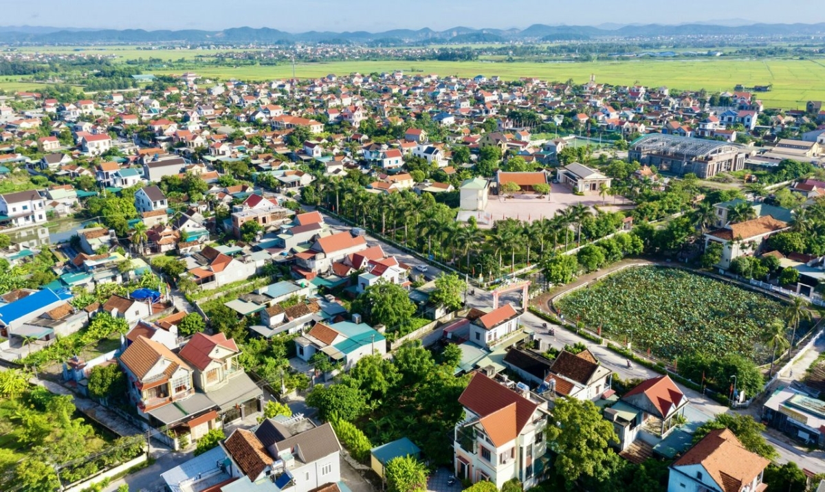 Quang cảnh xã Quỳnh Đôi, huyện Quỳnh Lưu