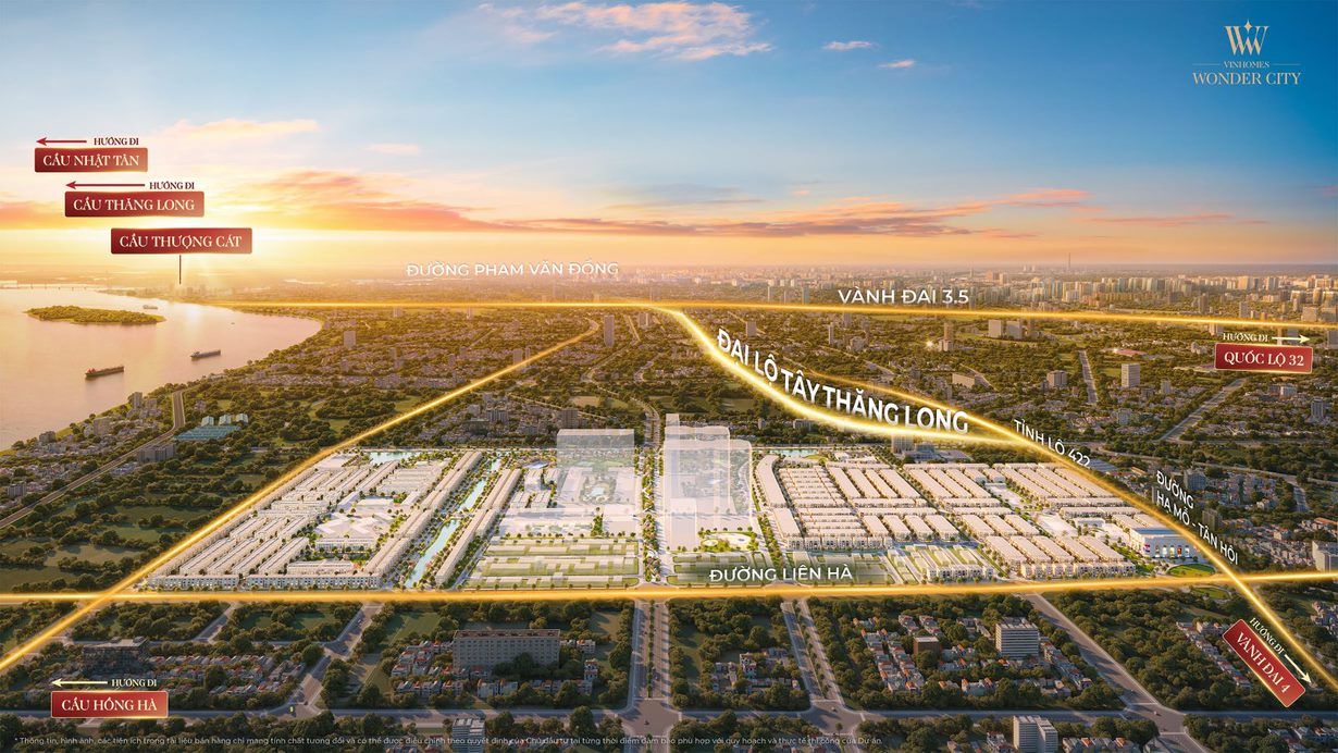 Phối cảnh dự án Vinhomes Wonder City