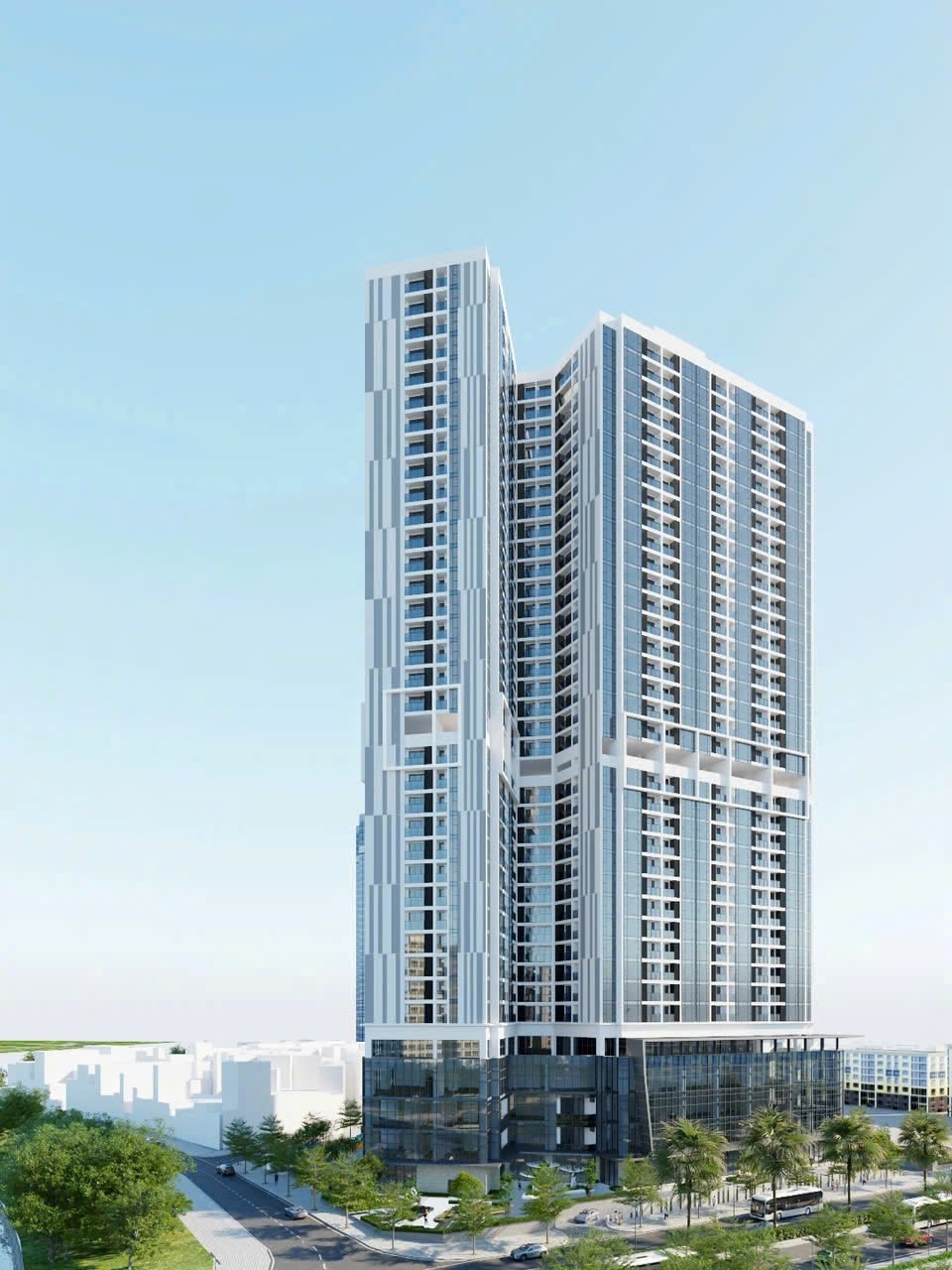 Phối cảnh 3D th&aacute;p HH-02 Dự &aacute;n Kepler Tower.