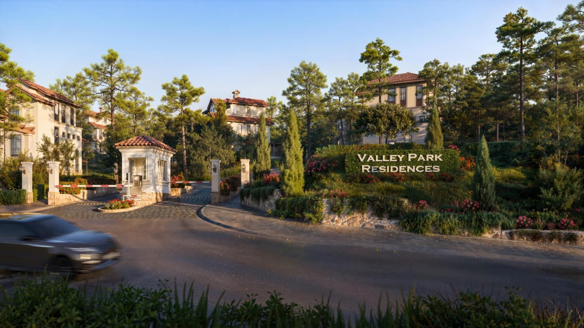 Ph&acirc;n khu Valley Park Residences với những căn biệt thự tr&ecirc;n đồi th&ocirc;ng, được &ldquo;may đo&rdquo; theo địa h&igrave;nh tự nhi&ecirc;n với cao độ đa dạng độc đ&aacute;o.