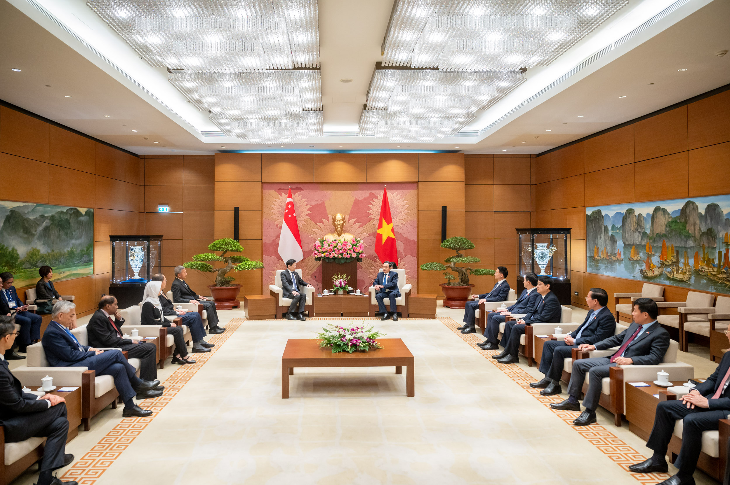 Quang cảnh cuộc hội kiến - Ảnh: Quochoi.vn