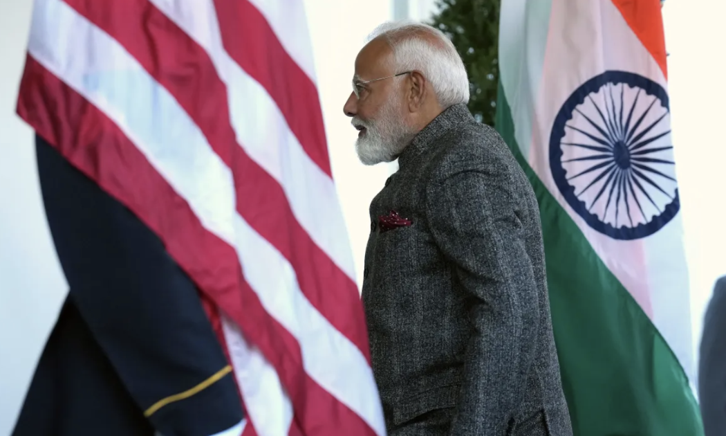 Thủ tướng Ấn Độ Narendra Modi trong chuyến thăm Washington DC hồi tháng 2 - Ảnh: Getty/CNBC.