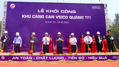 Quang Tri breaks ground on Vietnam-Laos border dry port