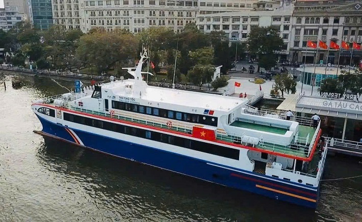 Từ ngày 28/3/2025, du khách có thể đi tàu cao tốc đến Côn Đảo ngay tại bến tàu quận 4 TP. Hồ Chí Minh - Ảnh minh họa.