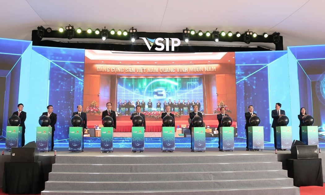 Lễ khởi công Khu công nghiệp VSIP tại huyện Thái Thụy, tỉnh Thái Bình 