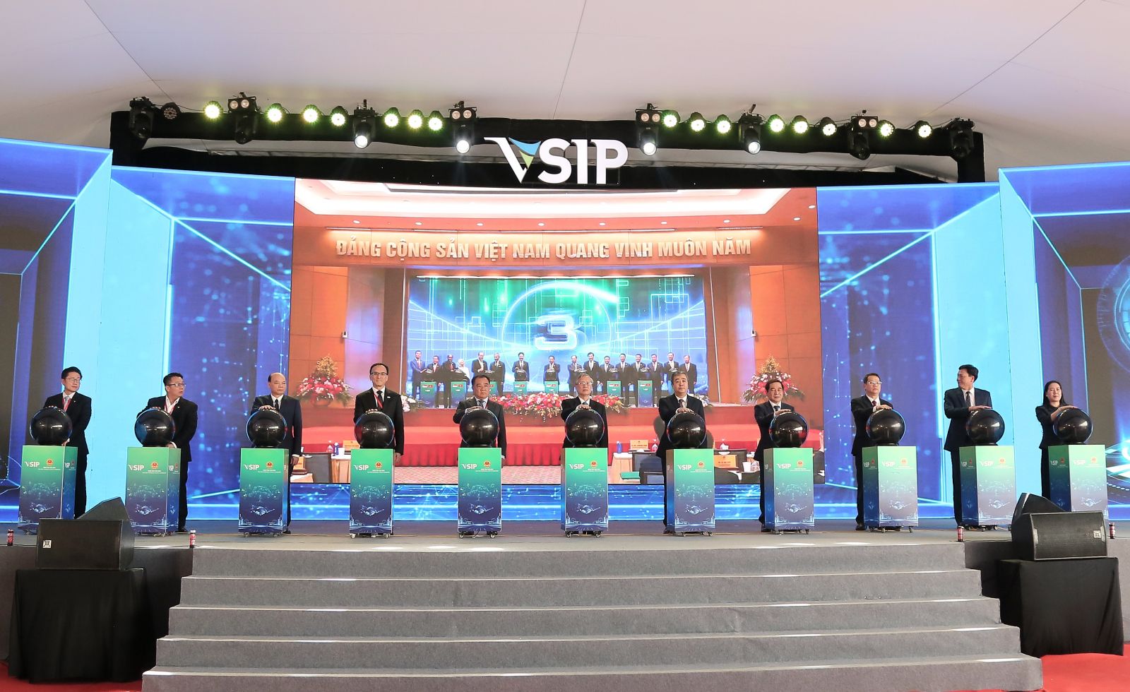 Lễ khởi công Khu công nghiệp VSIP tại huyện Thái Thụy, tỉnh Thái Bình 