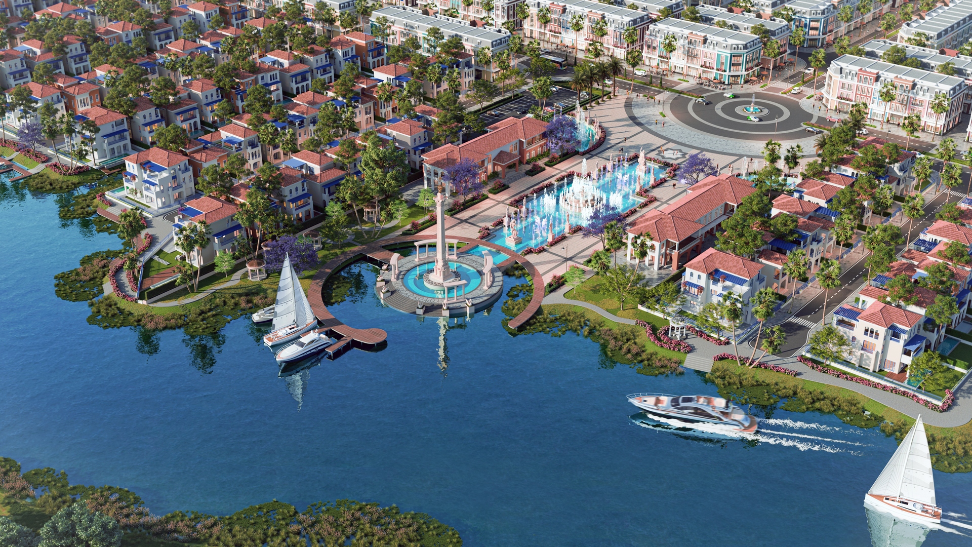 Phối cảnh quảng trường Palace De Limassol.