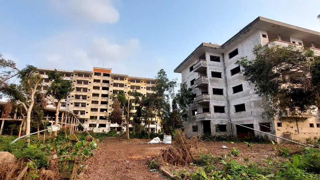 Dự án khu ký túc xá Đại học Hải Phòng đầu tư dở dang nhiều năm nay