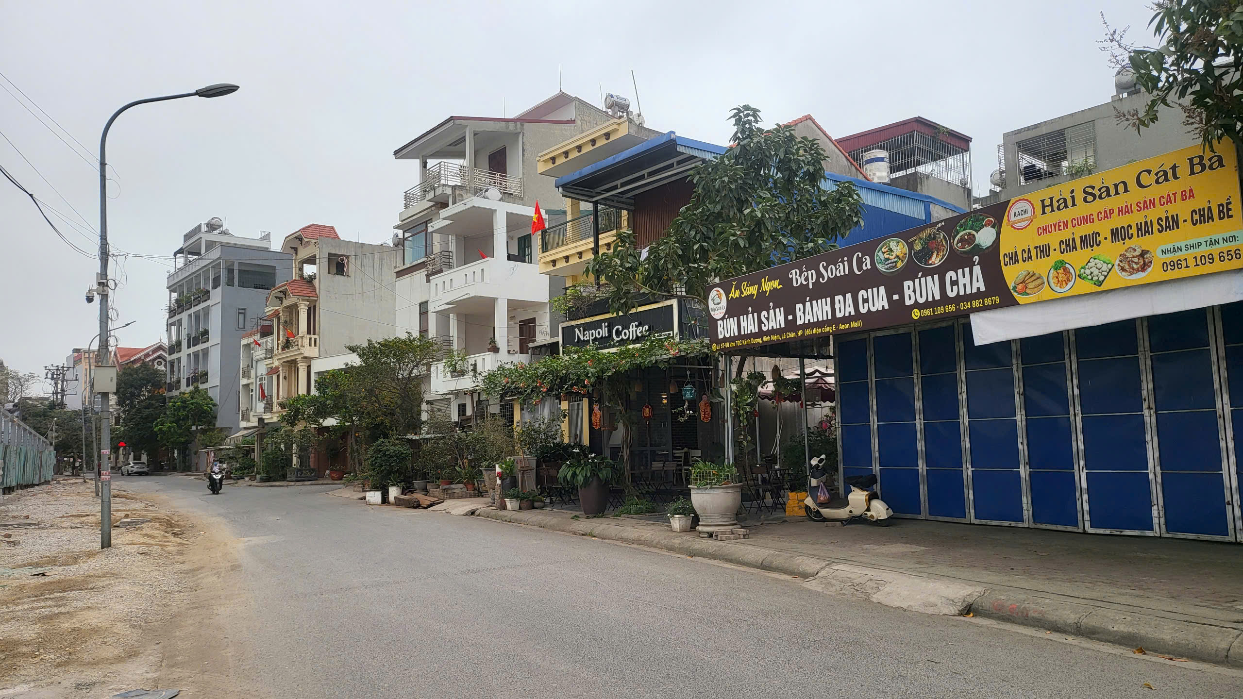 Khu tái định cư Kênh Dương - Vĩnh Niệm có 26 lô tái định cư mua thêm.