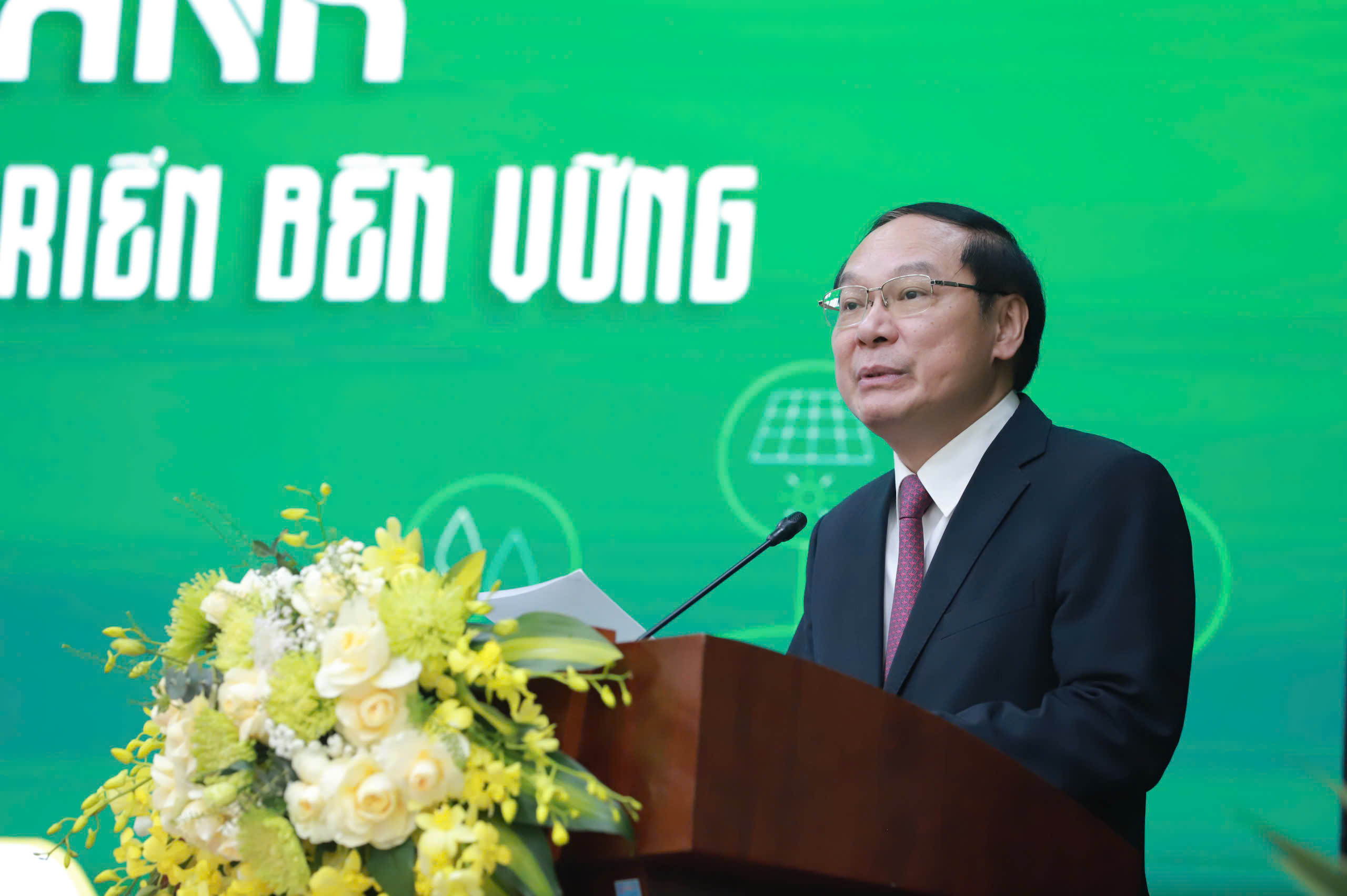 Thứ trưởng Bộ N&ocirc;ng nghiệp v&agrave; M&ocirc;i trường L&ecirc; C&ocirc;ng Th&agrave;nh ph&aacute;t biểu tại sự kiện.