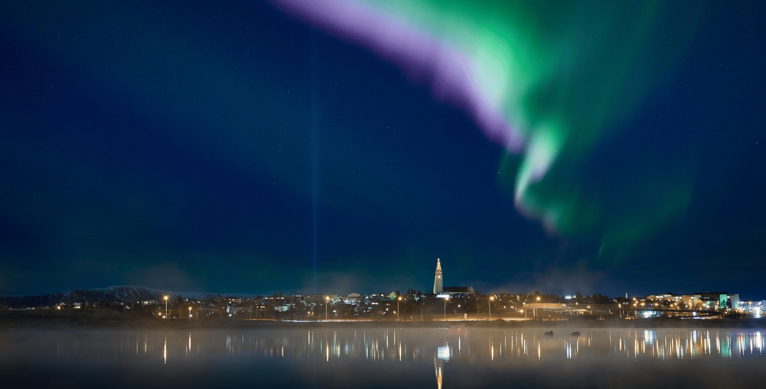 Reykjavík, thủ đô của Iceland.