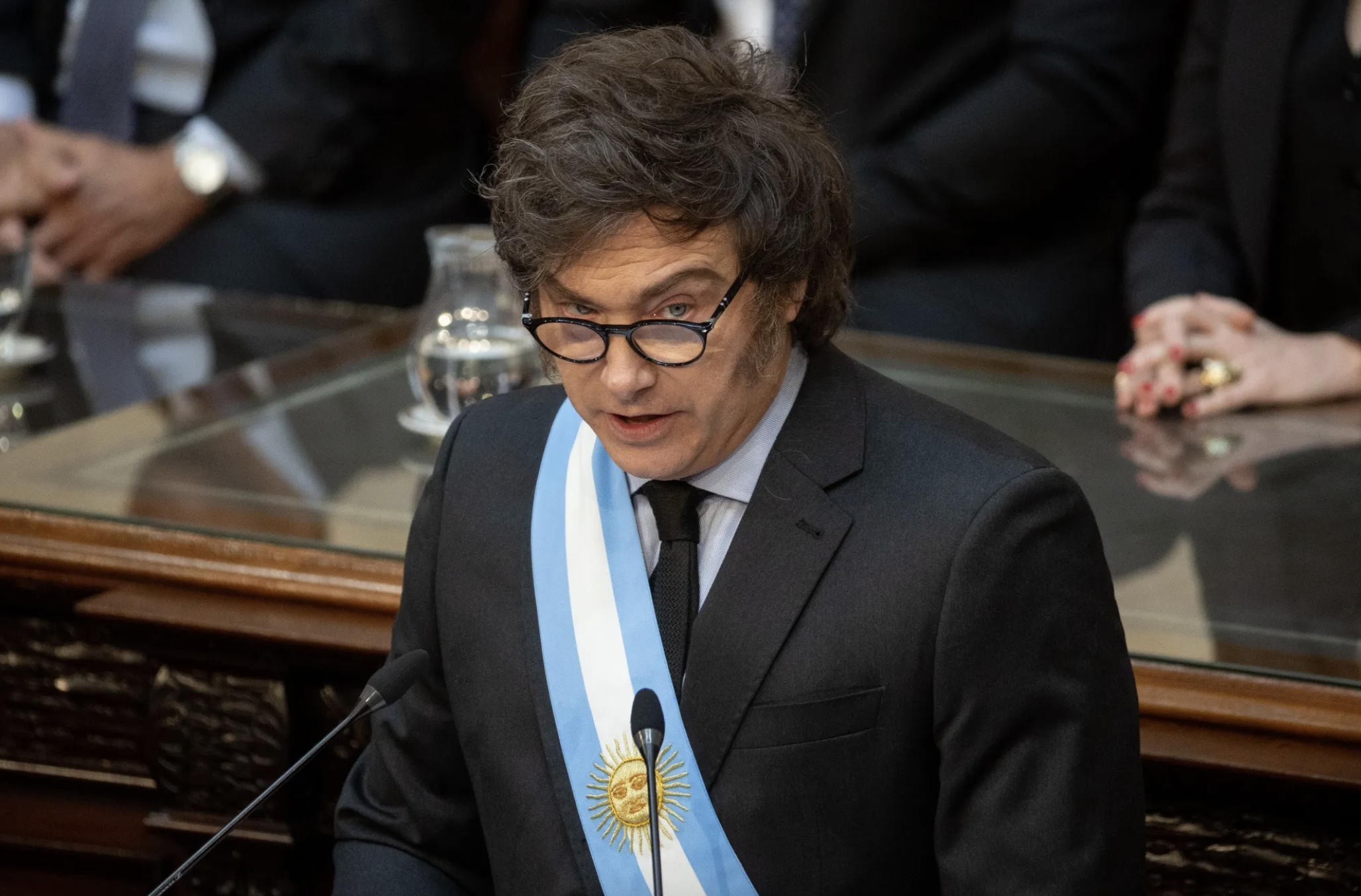 Tổng thống Argentina Javier Milei - ẢNh: Bloomberg.