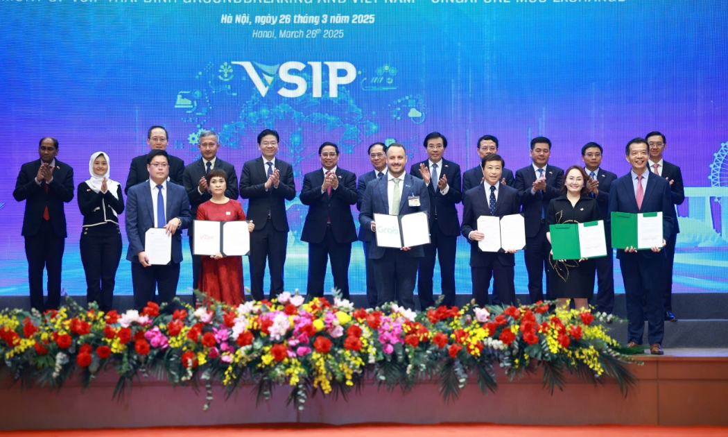 TTC AgriS và Đại học Công nghệ Nanyang (NTU) ký kết hợp tác dưới sự chứng kiến của lãnh đạo cấp cao hai nước Việt Nam - Singapore.
