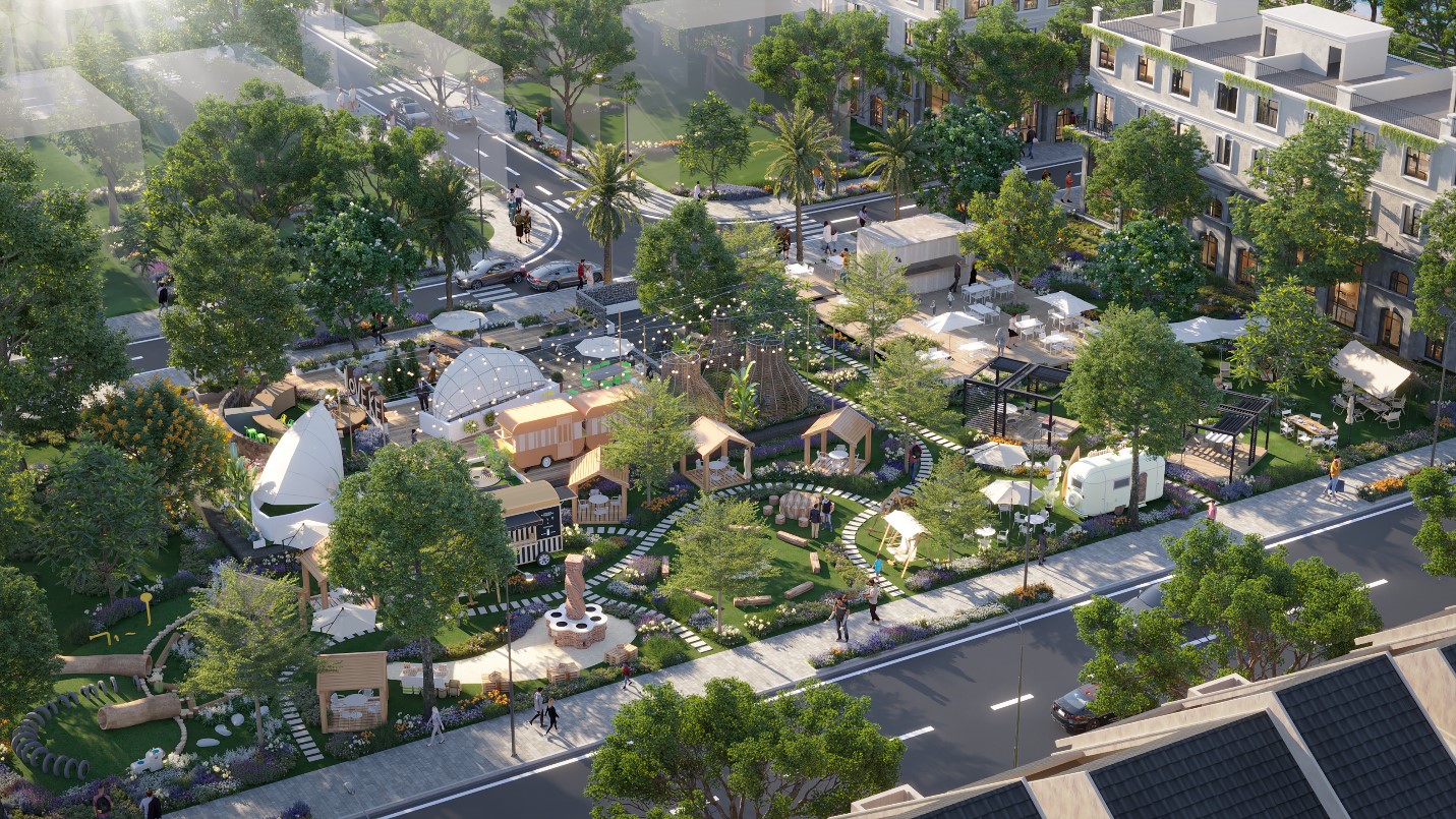 Khu ẩm thực 4.300m2 tại Central Bay.