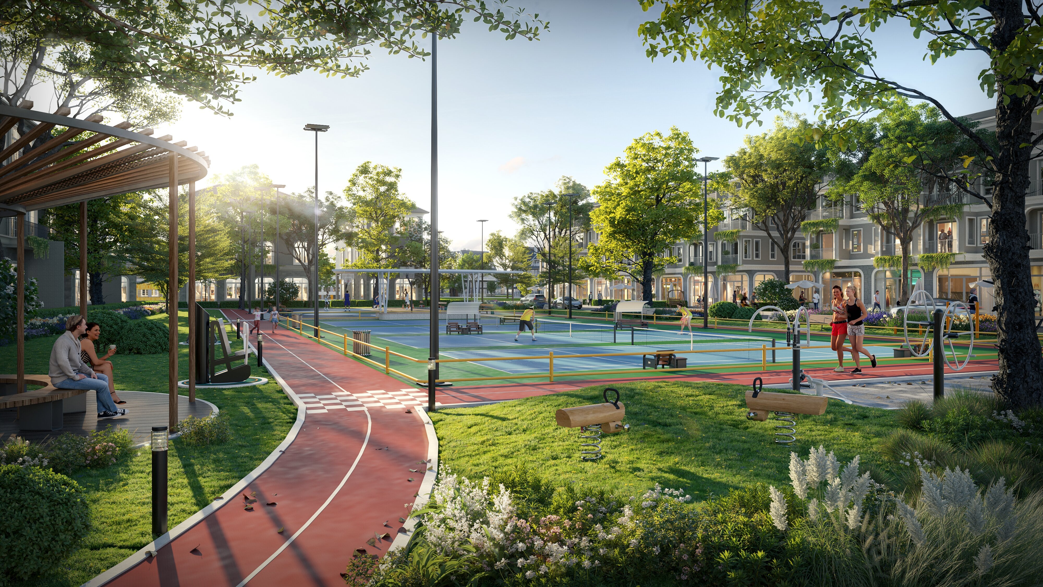 Khu li&ecirc;n hợp thể thao gần 5.000m2 ngay b&ecirc;n thềm nh&agrave; tại Central Bay.