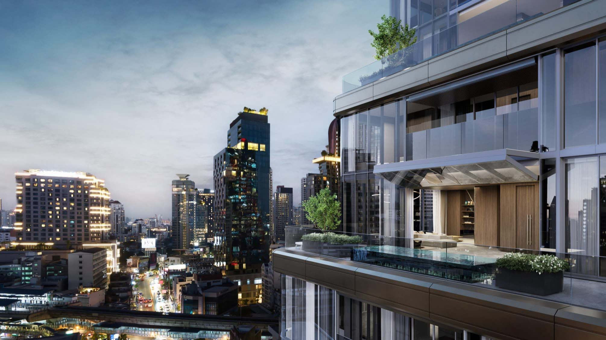 Tòa nhà Porsche Design ở quận Thong La, Bangkok dự kiến ​​hoàn thành vào năm 2028 - Ảnh: Porsche Design