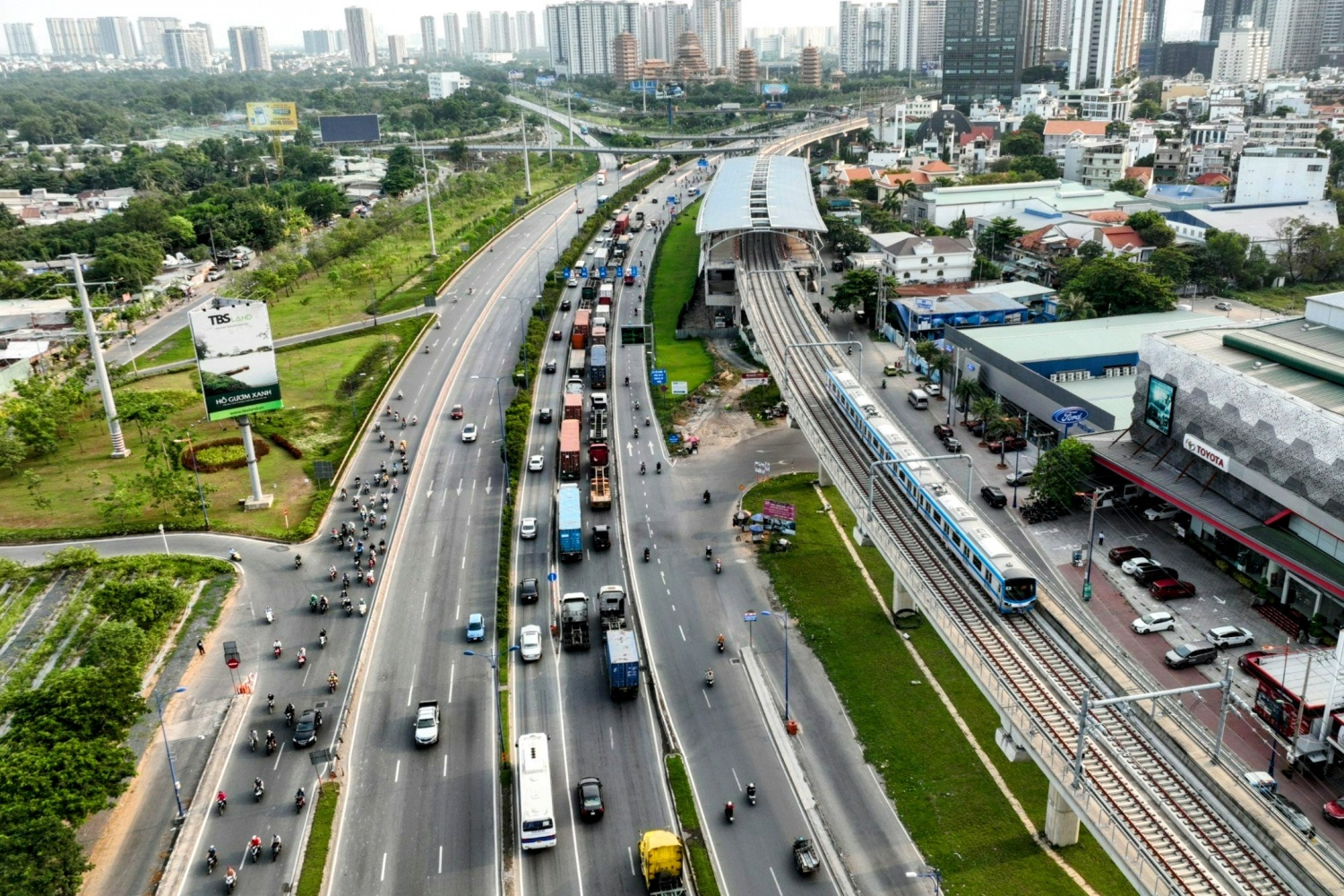 Theo kế hoạch đến năm 2035, TP.HCM sẽ có 355 km đường sắt đô thị - Ảnh minh họa.
