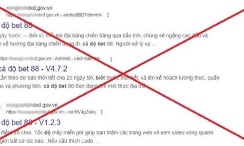 Phát hiện nhiều website cơ quan nhà nước bị chèn link quảng cáo cờ bạc