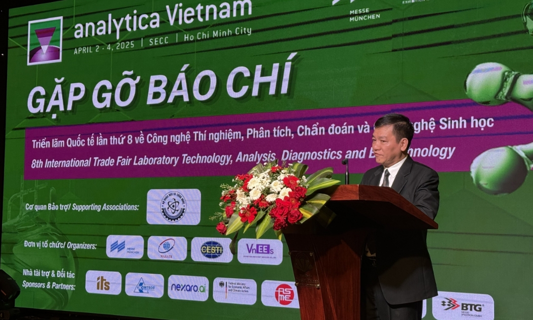 Ông Vũ Anh Tuấn, Phó Cục trưởng Cục Thông tin, Thống kê, thông tin tại buổi gặp gỡ báo chí, sáng 31/3 tại TP.HCM.