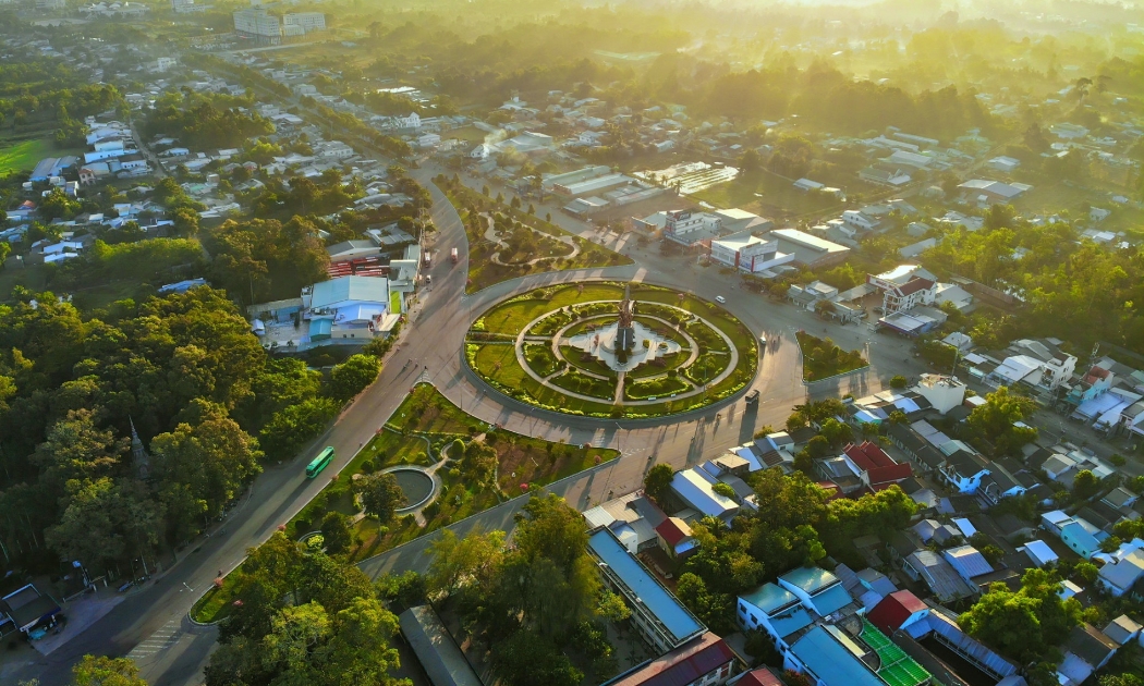 Một góc thành phố Trà Vinh - Nguồn: VGP.