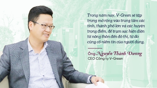 V-Green đặt mục tiêu xây dựng 500.000 cổng sạc ôtô điện 