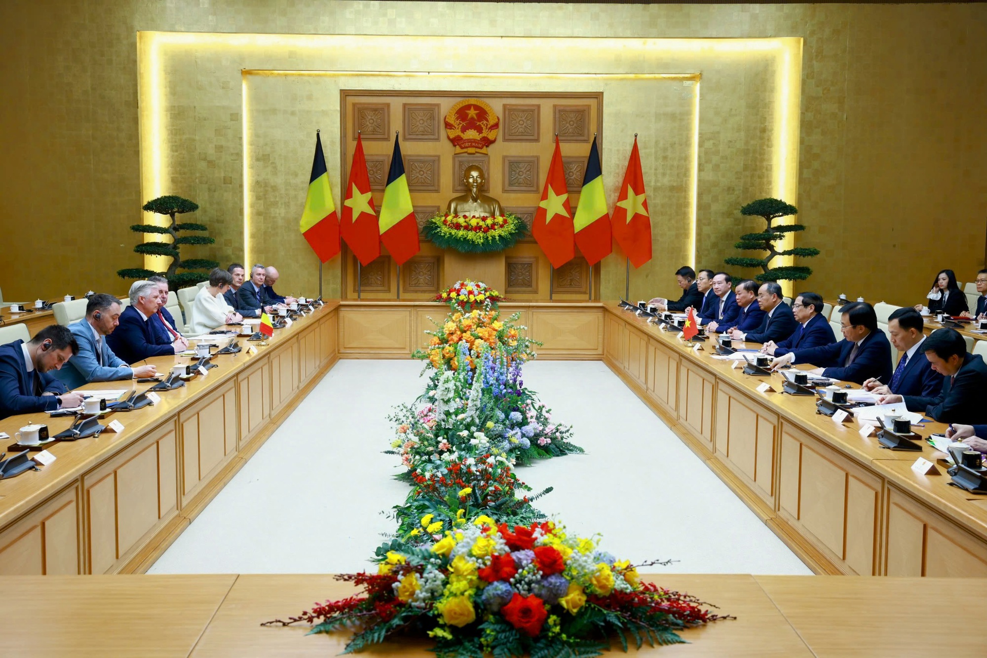 Quang cảnh cuộc hội kiến. Ảnh: VGP.
