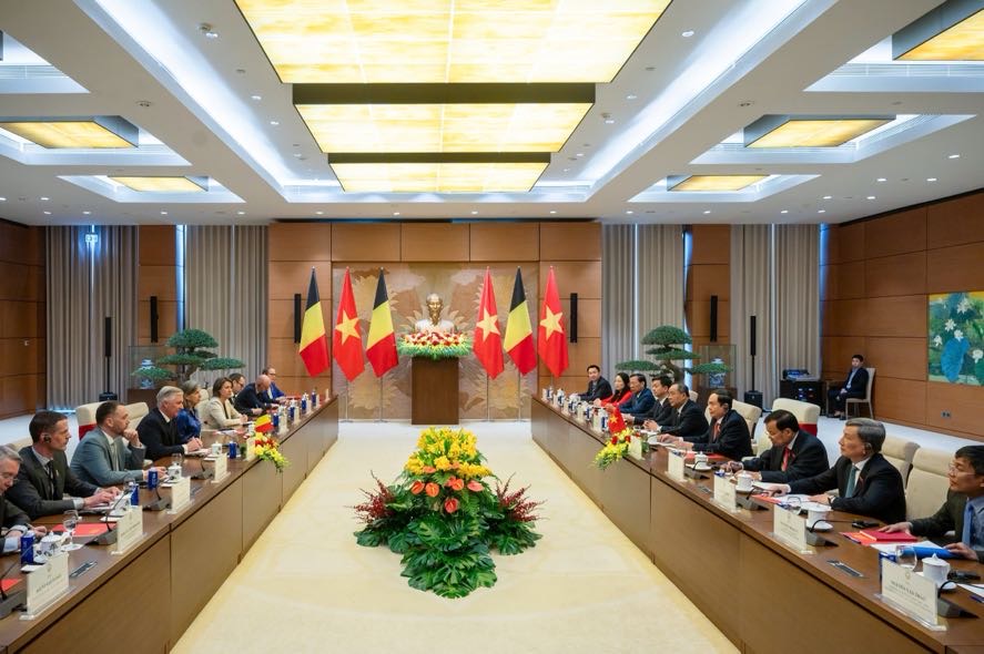 Quang cảnh cuộc hội kiến. Ảnh: VGP.