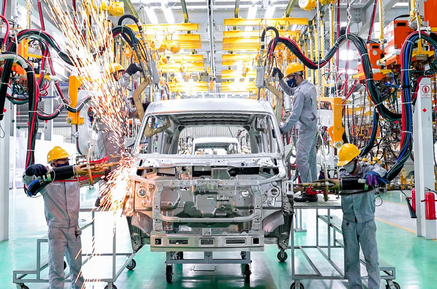 Ngành sản xuất của Việt Nam tăng trưởng trở lại trong tháng 3/2025. Ảnh minh họa.