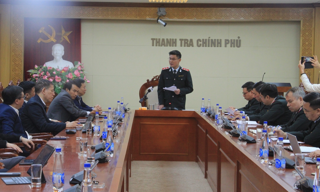 Thanh tra Chính phủ công bố kết luận thanh tra.