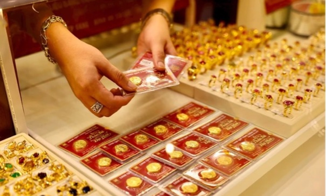 Giá vàng miếng SJC xuống giá nhanh sau 7 phiên tăng