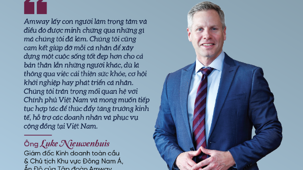 Cam kết bền vững là giá trị cốt lõi của Amway tại Việt Nam