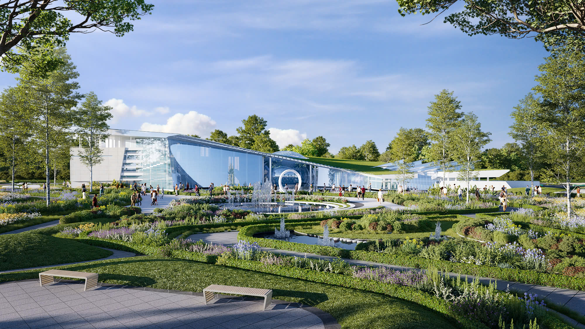 Kh&ocirc;ng gian xanh v&agrave; hệ tiện &iacute;ch thu h&uacute;t cộng đồng digital nomad.