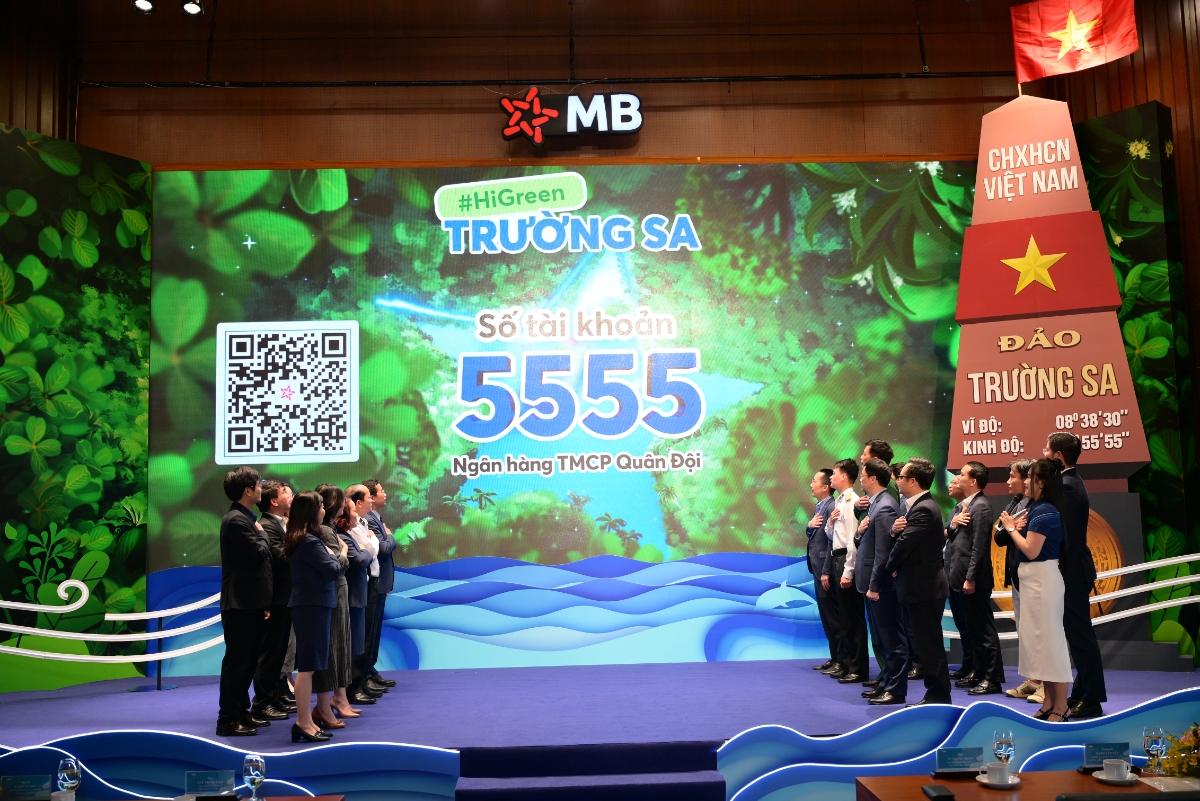 Số tài khoản ủng hộ chương trình chính là 4 số cuối của tọa độ địa lí ghi trên bia chủ quyền đảo Trường Sa.
