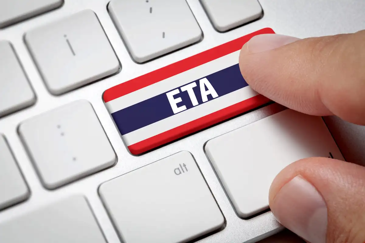 Du khách phải hoàn thành thao tác đăng ký trực tuyến trước trên ETA nếu muốn nhập cảnh miễn thị thực vào Thái Lan.