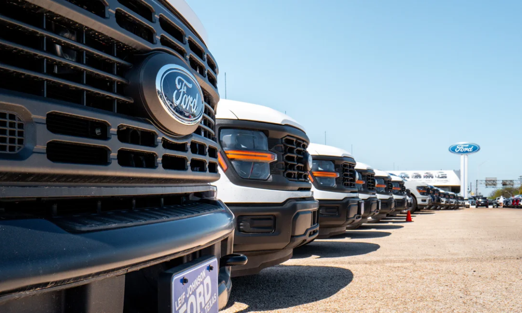 Xe bán tải Ford-150 được trưng bày tại một đại lý ở Austin, Texas - Ảnh: Getty Images