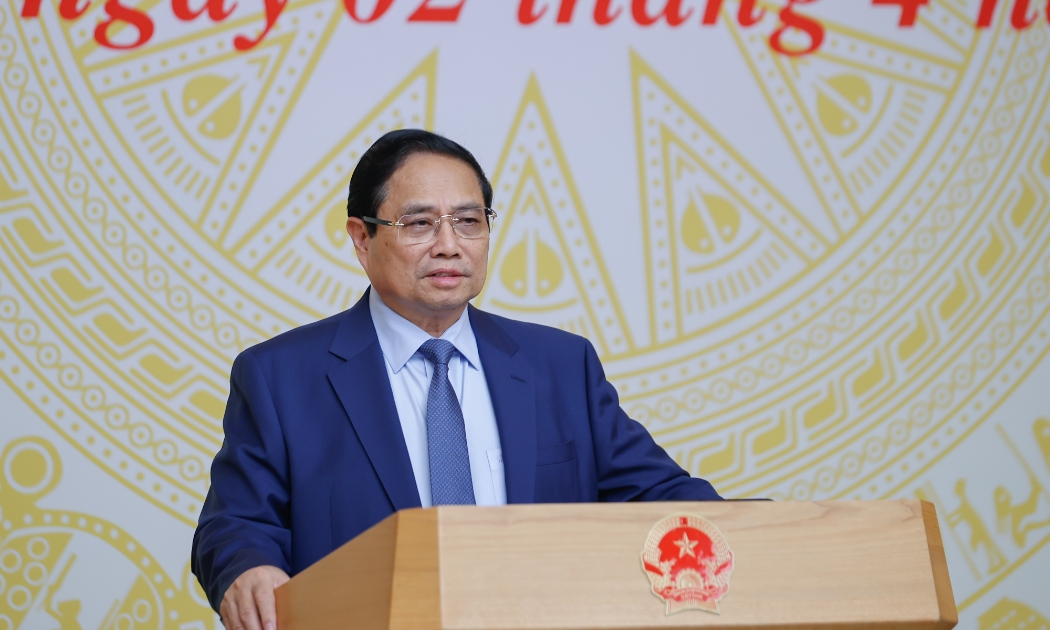Thủ tướng phát biểu tại phiên họp - Ảnh: VGP