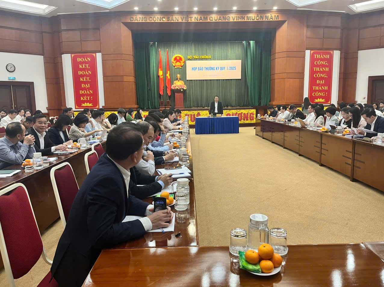 Họp báo thường kỳ Bộ Tài chính ngày 3/4/2025.