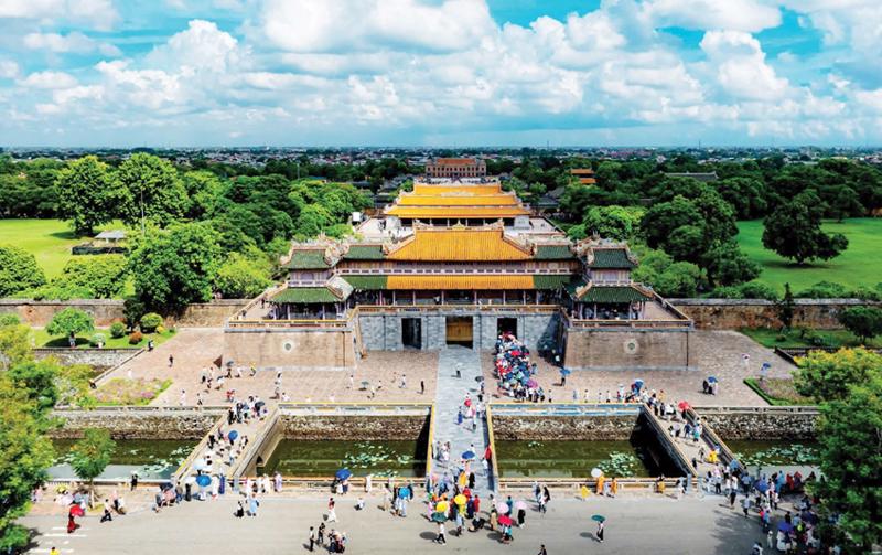 A corner of the centrally-run city of Hue.