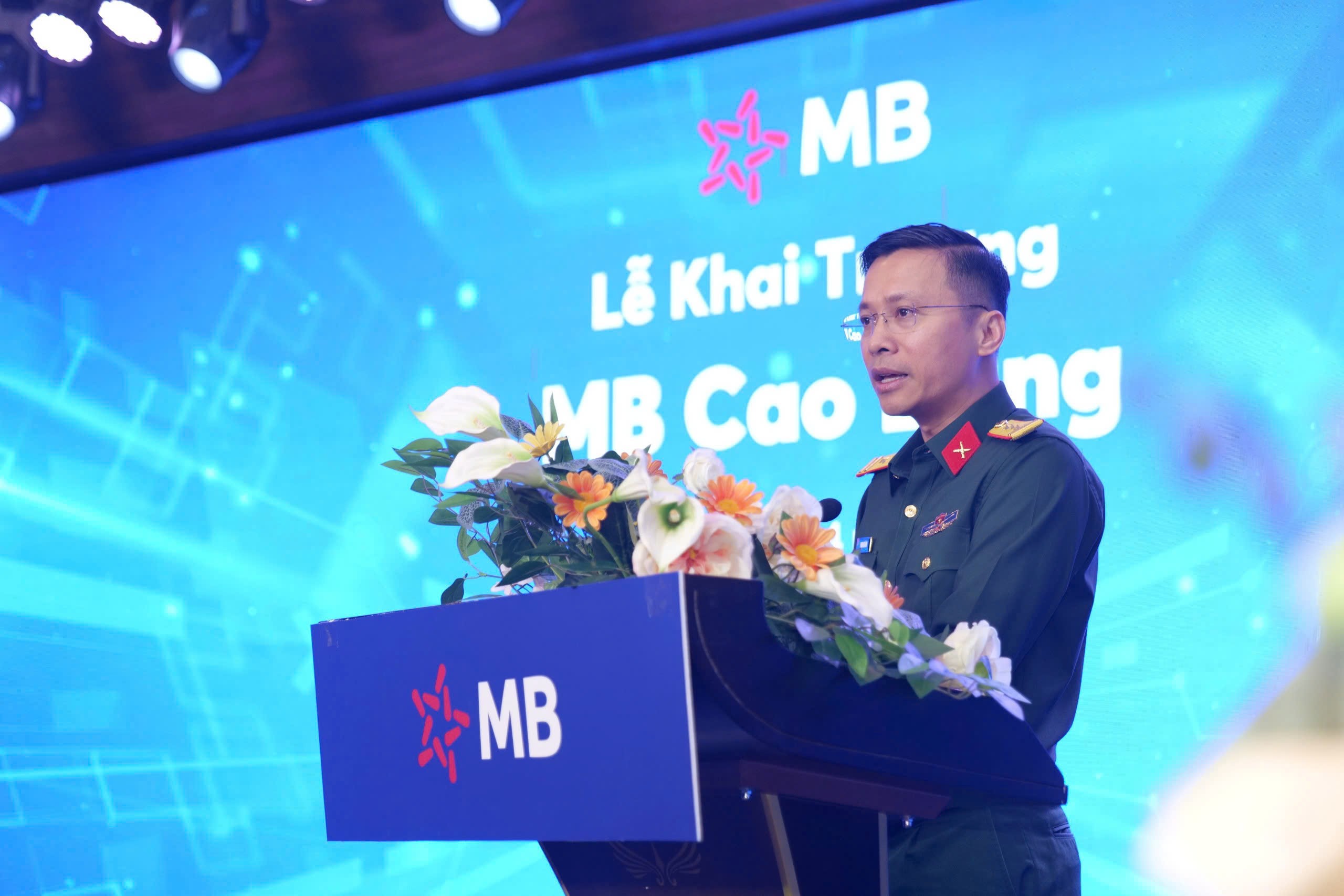 Ông Phạm Như Ánh, Tổng giám đốc MB phát biểu tại sự kiện.