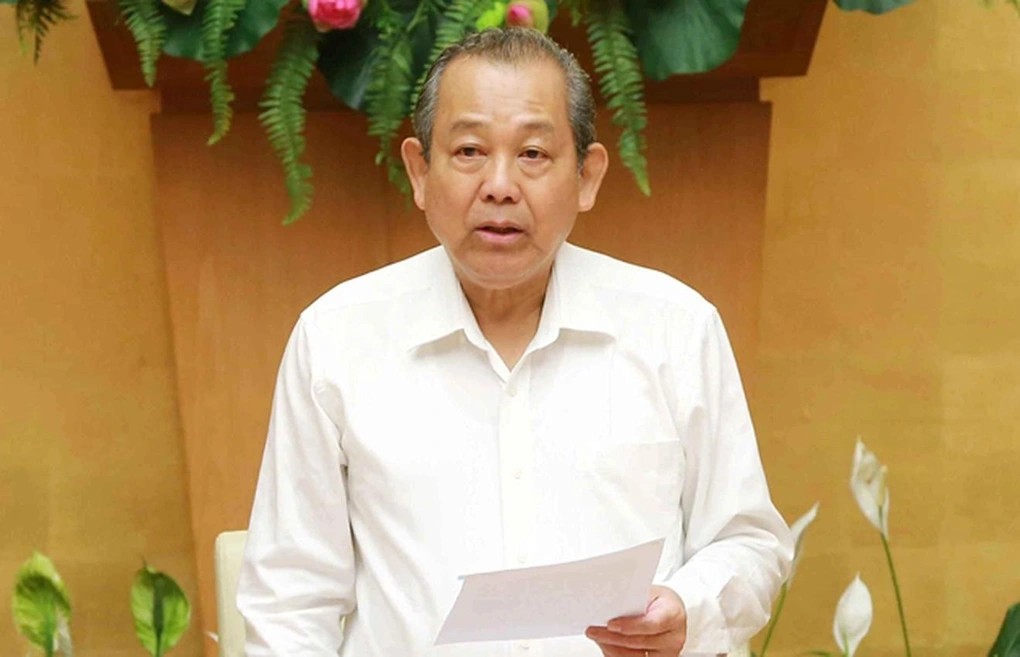 Nguyên Phó Thủ tướng Thường trực Trương Hòa Bình: Ảnh: VGP