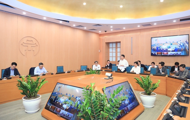 Buổi làm việc của Tổ công tác đặc biệt thành phố Hà Nội với các doanh nghiệp